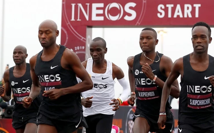 World Class Pacers for Kenyan long-distance runner Eliud Kipchoge 