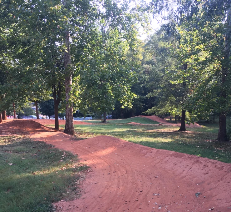 Winding Clay Banked for Speed Bike Trail